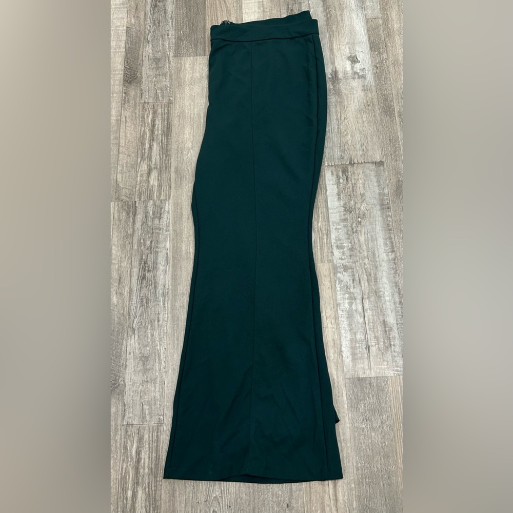 Shein Emerald Wide Leg Slacks